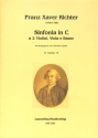 SINFONIA IN C f�r 2 Violinen, Viola und Kontrabass Partitur