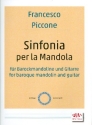 Sinfonia per la mandola f�r Barockmandoline und Gitarre Stimmen