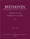 Sinfonie A-Dur Nr.7 op.92 f�r Orchester Partitur