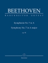 Sinfonie A-Dur Nr.7 op.92 f�r Orchester Studienpartitur