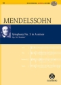Sinfonie a-Moll Nr.3 op.56 (+CD) f�r Orchester Studienpartitur