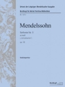 Sinfonie A-Moll Nr.3 op.56 f�r Orchester Studienpartitur