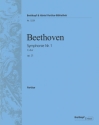 Sinfonie C-Dur Nr.1 op.21 f�r Orchester Partitur