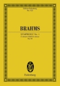 Sinfonie c-Moll Nr.1 op.68 f�r Orchester Studienpartitur