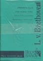 Sinfonie c-Moll Nr.5 op.67 f�r 2 Klaviere zu 8 H�nden Partitur und Stimmen