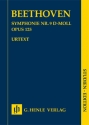 Sinfonie d-Moll Nr.9 op.125 f�r Soli, gem Chor und Orchester Studienpartitur