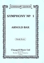 Sinfonie es-Moll Nr.1 f�r Orchester Studienpartitur