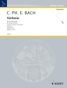 Sinfonie G-Dur WQ182,1 f�r Streichorchester Partitur