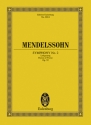 Sinfonie Nr.2 op.52 f�r Soli, Chor und Orchester Studienpartitur