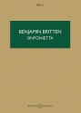 Sinfonietta op. 1 HPS 11 f�r Kammerorchester Studienpartitur