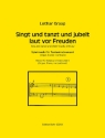 Singt und tanzt und jubelt laut vor Freuden f�r Tasteninstrument