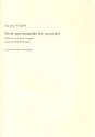 Slow Movements for treble or sopranino recorder and keyboard instrument
