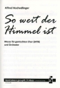 So weit der Himmel ist f�r gem Chor und Instrumente Kontrabass gezupft/E-Bass zu Version A und C