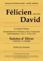 Soir�es d' Hiver Band 2 (Nr.3 und 4) f�r 2 Violinen, Viola, Violoncello und Kontrabass (2. Violoncello) Partitur und Stimmen