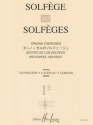 Solf�ge des Solf�ges Vol.1E sans accompagnement