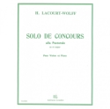 Solo de concours R� majeur 'Alla pastorale' POUR VIOLON ET PIANO