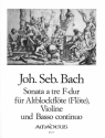 Sonata a tre F-Dur f�r Altblockfl�te (Fl�te), Violine und Bc