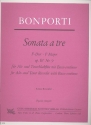 Sonata a tre F-Dur op.4,9 f�r 2 Blockfl�ten (AT) und Bc