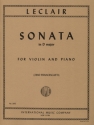 Sonata D major for violin and piano