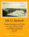 Sonata da camera D-Dur op.1,3 f�r 2 Fl�ten, Viola und Bc