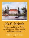 Sonata da chiesa A-Dur f�r Oboe (Fl�te), Violine, Viola und Bc Partitur und Stimmen