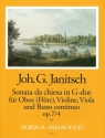 Sonata da chiesa G-Dur Op.7,4 f�r Oboe (Fl), Violine, Viola und Bc Partitur und Stimmen