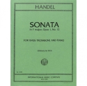 Sonata F major op.1,12 for bass trombone and piano