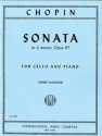 Sonata g minor op.65 for cello and piano