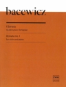 Sonata no.1 for violin and piano