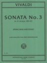 Sonata no.3 for string bass and