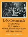 Sonata prima f�r 2 Violinen und Bc Partitur und Stimmen