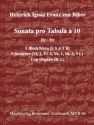 Sonata pro Tabula a 10   f�r 5 Blockfl�ten (SSATB), Streicher und Bc Partitur