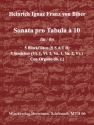Sonata pro Tabula a 10   f�r 5 Blockfl�ten (SSATB), Streicher und Bc Partitur und Stimmen