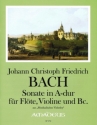Sonate A-Dur f�r Fl�te, Violine und Bc Partitur und Stimmen