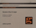 Sonate A-Dur f�r Klavier zu 4 H�nden