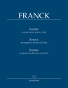 Sonate A-Dur f�r Violine und Klavier f�r Viola und Klavier