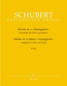Sonate a-Moll D821 'Arpeggione' f�r Fl�te und Klavier