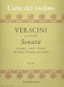 Sonate a-Moll op.3,4  f�r 2 Violinen und Bc Partitur und Stimmen