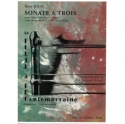 Sonate a trois pour flute a bec alto et tenor, viole de gambe a 7 cordes et clavecin, parties