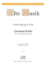 Sonate B-Dur f�r Fl�te, Viola und Bc Partitur und Stimmen (Bc ausgesetzt)