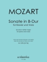 Sonate B-Dur KV378 f�r Violine und Klavier f�r Viola und Klavier