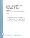 Sonate B-Dur op.1,5 f�r Violoncello und Bc Partitur und Spielpartitur (Bc ausgesetzt)