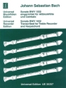 Sonate BWV1032 f�r Altblockfl�te und Cembalo