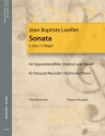 Sonate C-Dur f�r Sopranblockfl�te (Violine) und Klavier