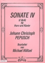 Sonate c-Moll Nr.4 f�r Horn und Klavier