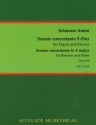 Sonate concertante F-Dur f�r Fagott und Klavier