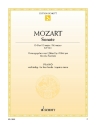 Sonate D-Dur KV381 f�r Klavier zu 4 H�nden
