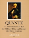 Sonate D-Dur Nr.15 QV2:7 f�r 2 Fl�ten (Fl�te, Violine) und Bc