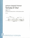 Sonate D-Dur op.1,3 f�r Violoncello und Bc Partitur und Stimmen (Bc ausgesetzt)