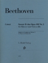 Sonate D-Dur op.102,2 f�r Violoncello und Klavier